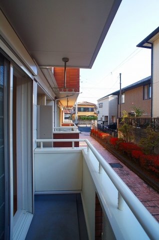 バルコニー　広々としたバルコニーです
