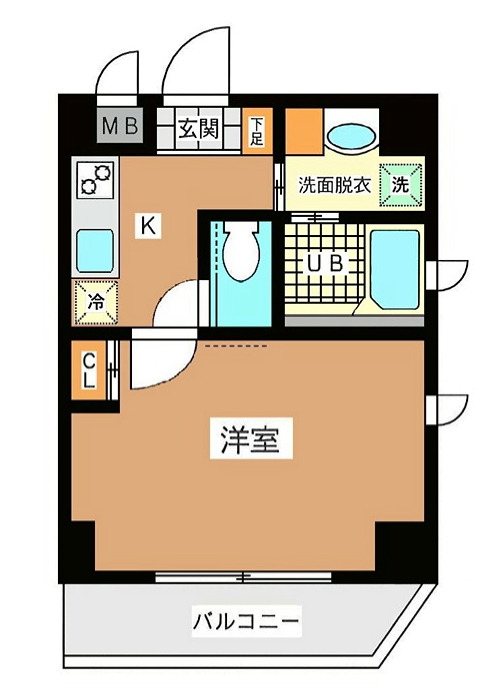 東京メトロ日比谷線 入谷駅 徒歩10分 8階建 築11年の間取り写真