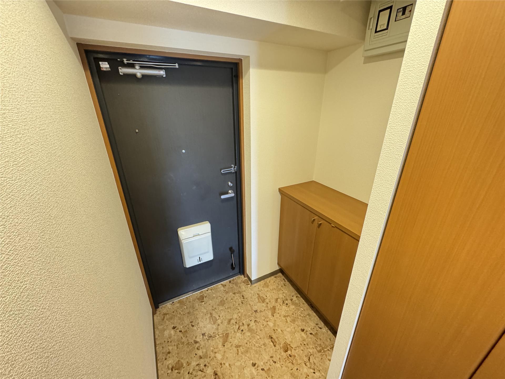 玄関　シューズＢＯＸ有！隣にはクローゼット収納も有！