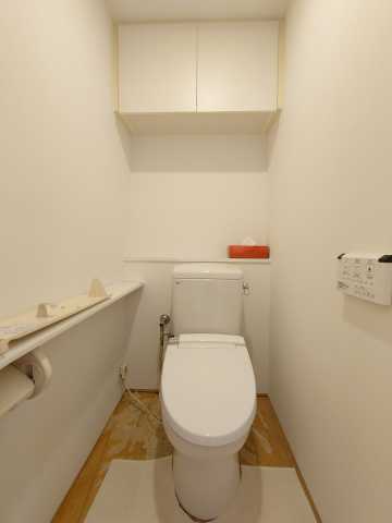 河田町ガーデン クラブフロアのトイレ写真