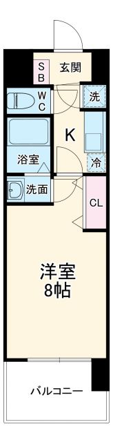 セレニテ江坂ミラクの間取り写真