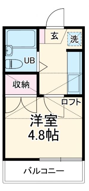 ヴィラ久里浜の間取り写真