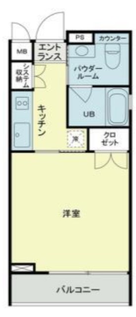 ベルファース新橋の間取り写真