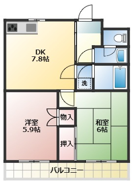 エスポワール下島の間取り写真