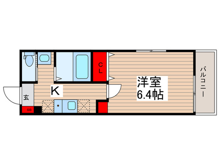 MELDIA八広Vの間取り写真