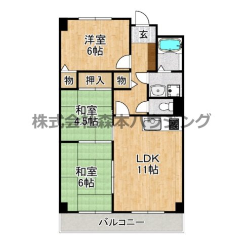 ソレイユ神田Iの間取り写真
