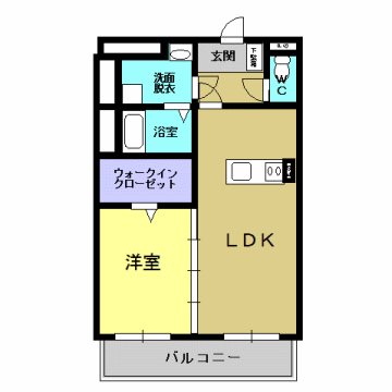 ウエストコーストの間取り写真