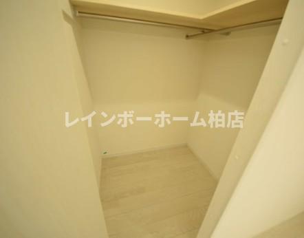 収納　ウォークインクローゼットです