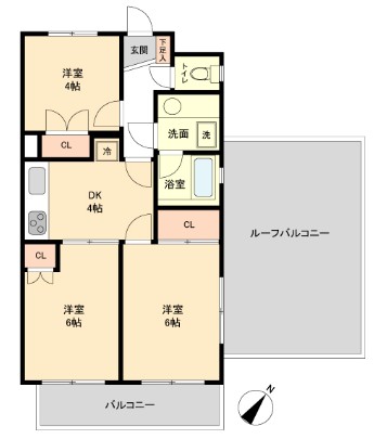カッシアたまプラーザの間取り写真
