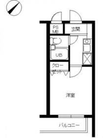 スカイコート宮崎台第4の間取り写真