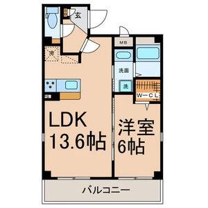 地下鉄名城線 矢場町駅 徒歩6分 10階建 築10年の間取り写真
