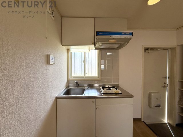 キッチン　1口ガスコンロ付きのキッチンです♪