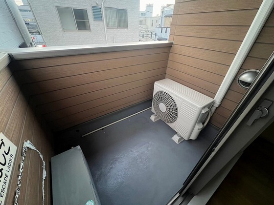 バルコニー　※別部屋の写真です