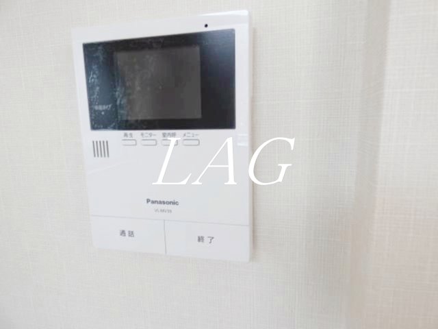 セキュリティ　モニター付きインターフォンです。
