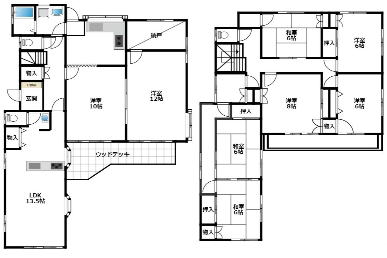 下井草3丁目戸建の間取り写真