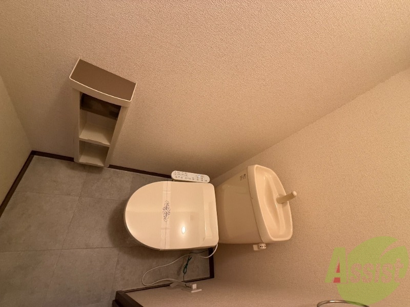 トイレ　トイレの写真です。シンプルで使いやすそうですね。