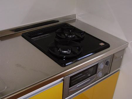キッチン　２口のシステムキッチンです！