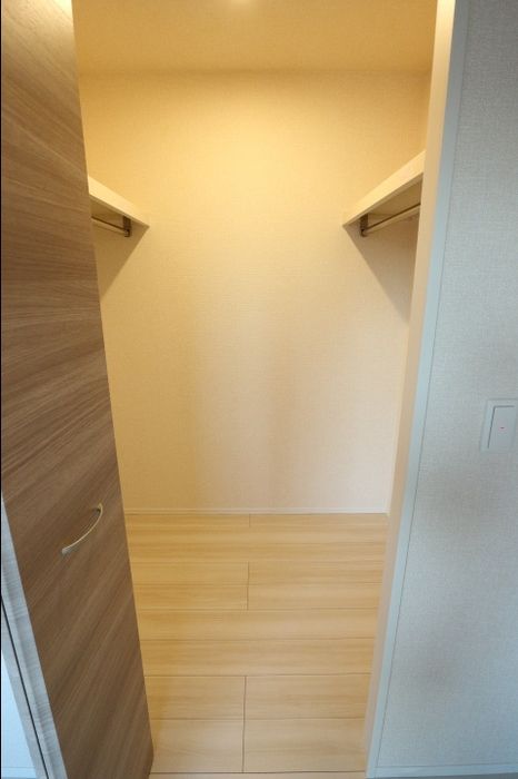 収納　たっぷりとした収納スペースです