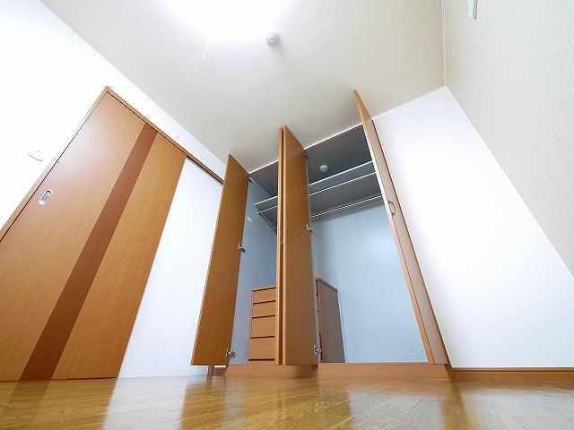 収納　大きなスペースがあり、収納には困りません