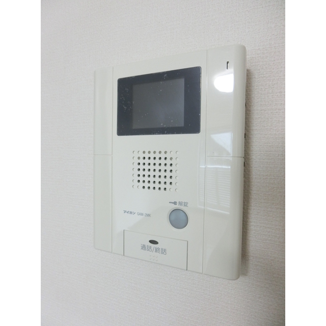 セキュリティ　不意の来客にも対応できるＴＶモニター付インターホン
