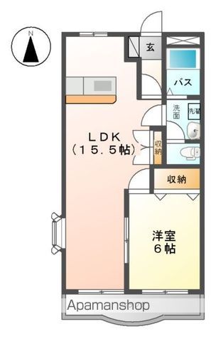 水島臨海鉄道 球場前駅 徒歩25分 2階建 築29年の間取り写真