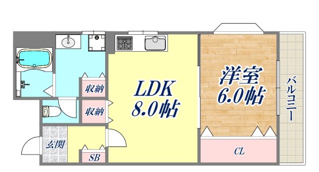 逆瀬川ヒルズの間取り写真