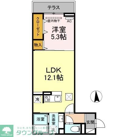 エクセリア蓮根の間取り写真