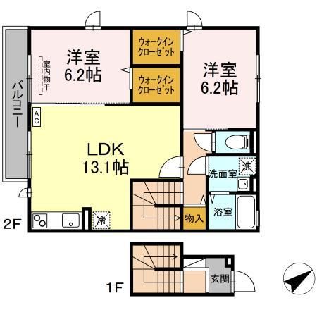プランドール本郷台C棟の間取り写真