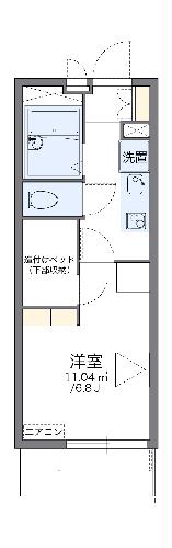 レオパレスエソーレの間取り