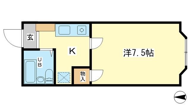 【サンハイツ八代の間取り】