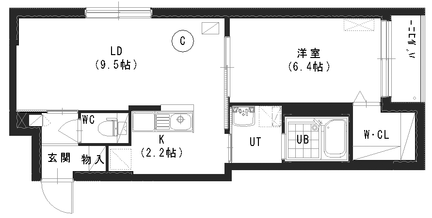 グランスター９の間取り