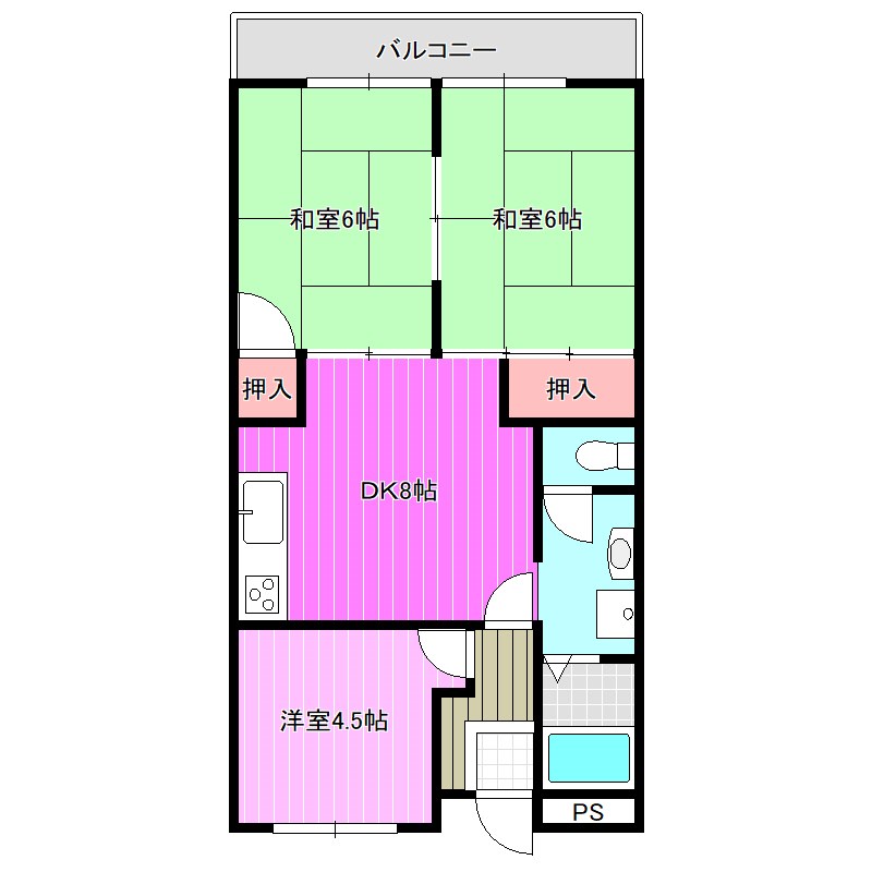 磯城郡川西町大字結崎のマンションの間取り