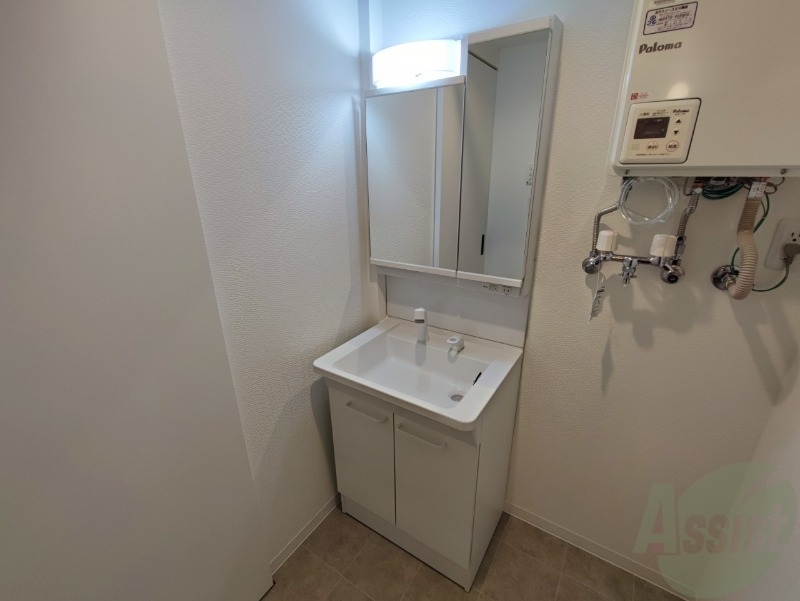 【札幌市中央区南二条西のマンションの洗面設備】