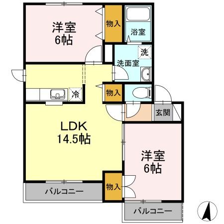 ハイセレールビューの間取り