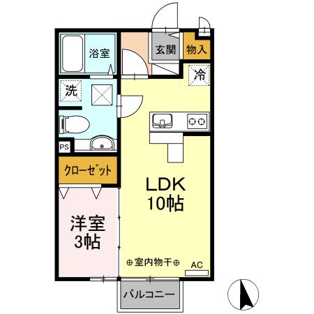 ステラ壱番館の間取り