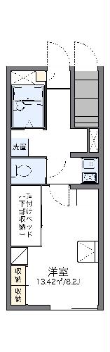 レオパレス八萬屋の間取り