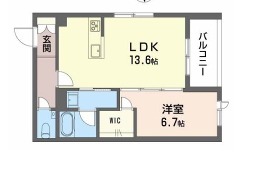 神戸市垂水区高丸のマンションの間取り