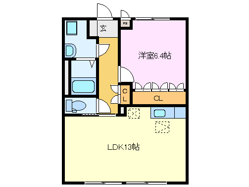 フラントゥールの間取り