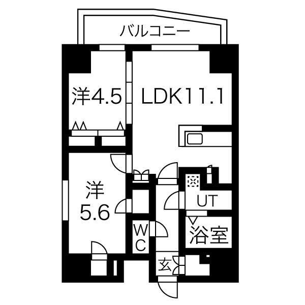 文京区本郷のマンションの間取り