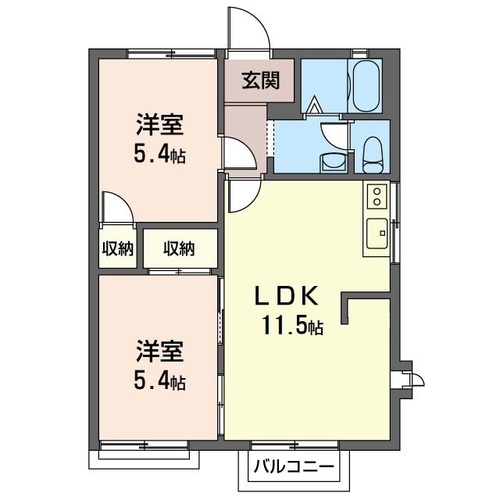 サンモール本郷Aの間取り