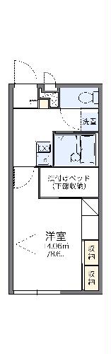 レオパレス大地IIの間取り