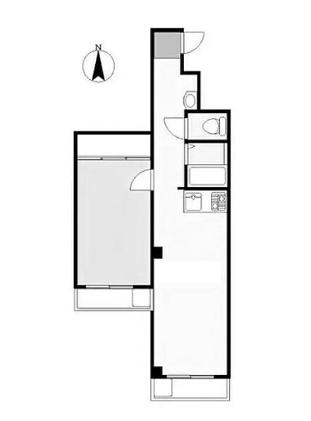 世田谷区大原のマンションの間取り