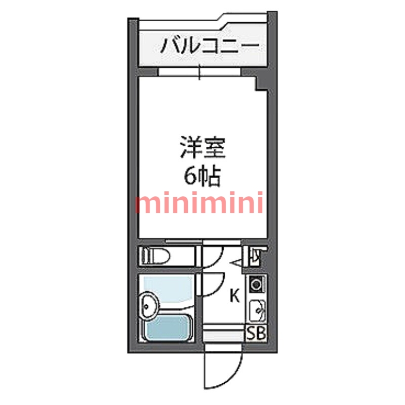 ロータリーマンション上新庄の間取り