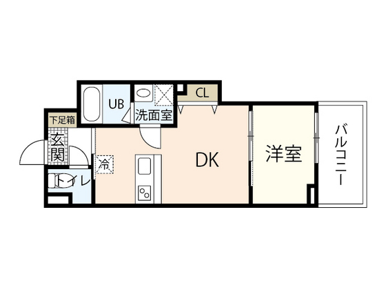 フェリーチェニシカワの間取り