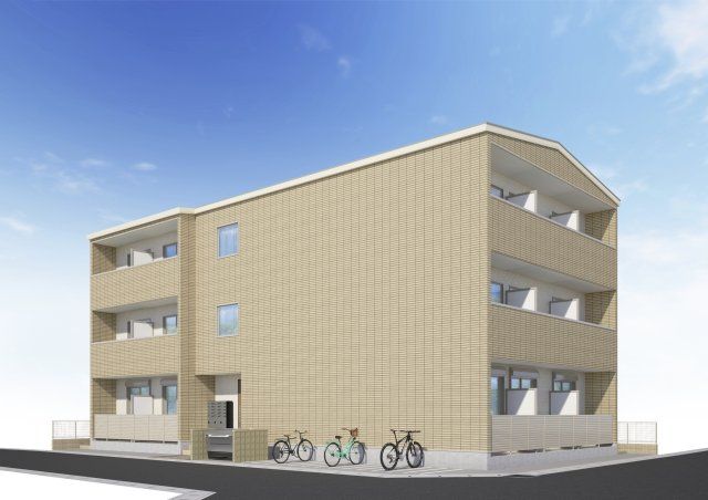 さいたま市西区大字指扇のアパートの建物外観