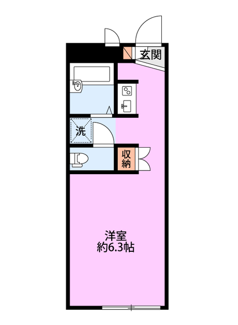 レオパレスフローラの間取り