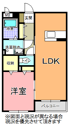 メセナ見川の間取り