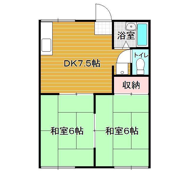 コーポセントポーリアの間取り