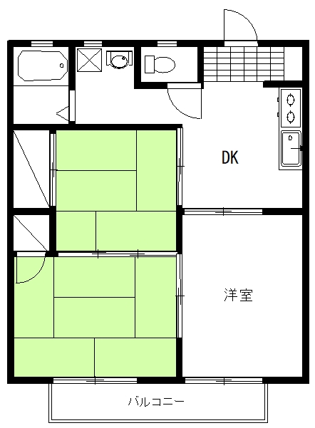 コーポ石坂の間取り