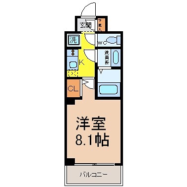 名古屋市港区港楽のマンションの間取り